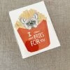 Dear Hancock Frenchie Fries Card Paper Goods