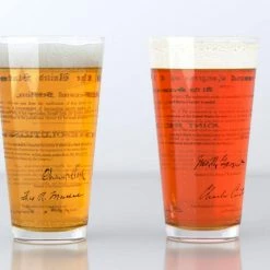 Well Told 18th And 21st Prohibition Amendment Pint Glasses