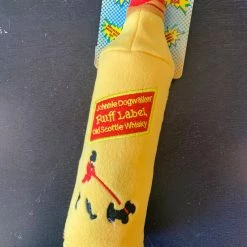 Haute Diggity Dog Johnnie Dogwalker Water Bottle Crackler Dog Toy