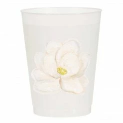 Sip Hip Hooray Magnolia Flower Reusable Cups