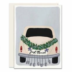 Slightly Stationery Wedding Gifts Getaway Car Card