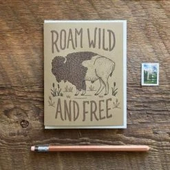 Noteworthy Paper & Press Paper Goods Buffalo Roam Card