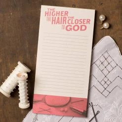 SOUTHERN FRIED DESIGN BARN Gifts For Her The Higher The Hair Notepad