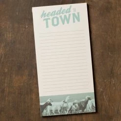 SOUTHERN FRIED DESIGN BARN Headed To Town Notepad Gifts Under $30