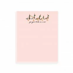 Slightly Stationery Get Your Ducks In A Row Notepad