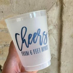 Sip Hip Hooray Hostess Gifts Cheers From 6ft Apart Reusable Cups