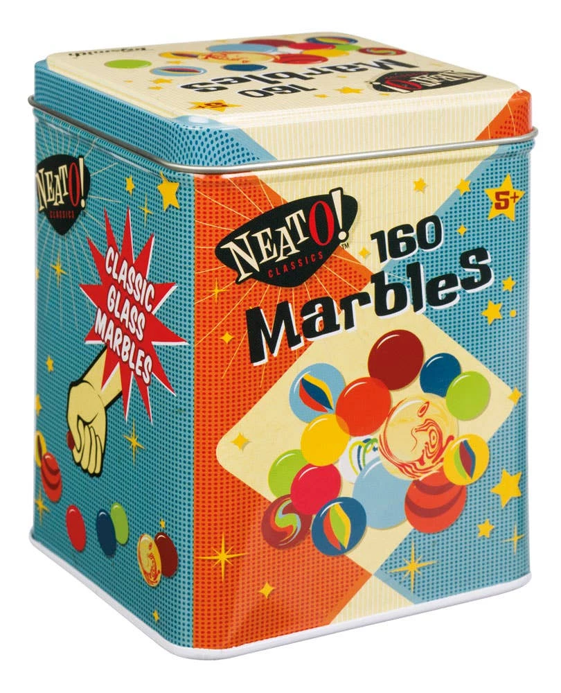 Toysmith Marbles In A Tin Box