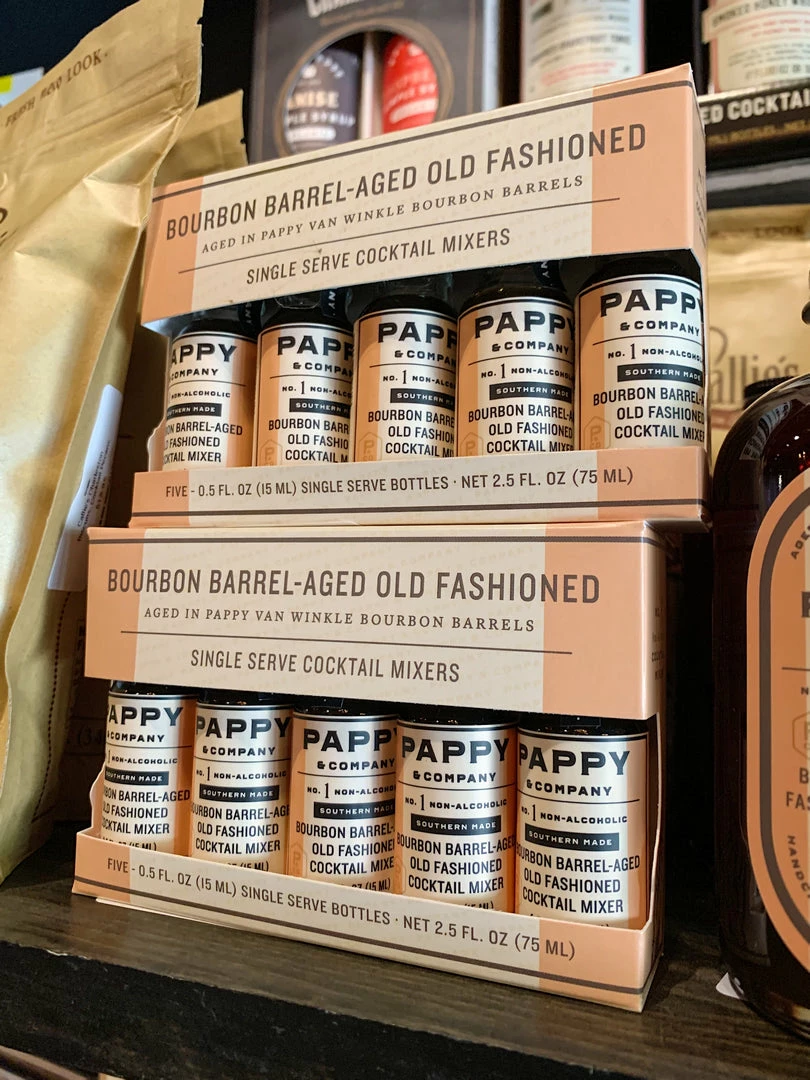 Pappy & Company Pappy & Co: Bourbon Barrel-aged Old Fashioned Mix: Single Serve 5-pack