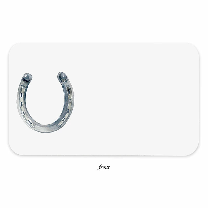 E Frances Paper Lucky Horseshoe Little Notes
