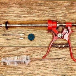 Butcher BBQ Inc Gifts For Him Gourmet Pistol Grip Meat Injector