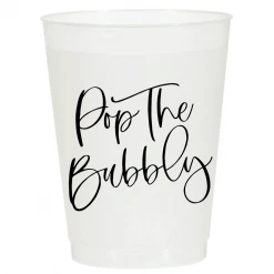 Sip Hip Hooray Pop The Bubbly Reusable Cups