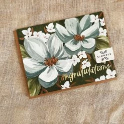 1canoe2 | One Canoe Two Paper Co. Blue Floral Congrats Card Paper Goods