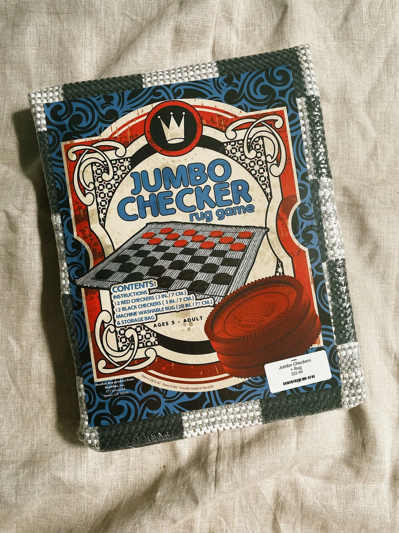 Channel Craft Puzzles + Games Jumbo Checkers + Rug