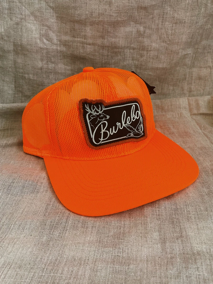 Burlebo: Blaze Orange Mesh Hat Gifts For Him