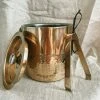 Creative Co-op Gold Ice Bucket With Tongs