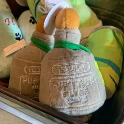 Haute Diggity Dog Tequila + Tex Mex Puptron Tequila Dog Toy