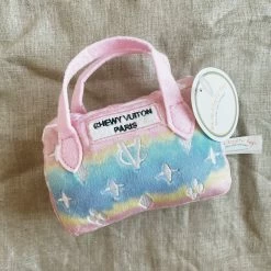 Haute Diggity Dog Chewy Vuiton Pink Ombre Handbag - Large