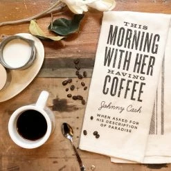 SOUTHERN FRIED DESIGN BARN Gifts For Her This Morning With Her Having Coffee Kitchen Towel
