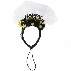 Midlee Designs Pets Happy New Year Dog Headband