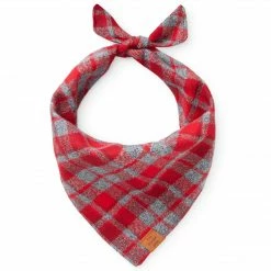 The Foggy Dog Dover Plaid Flannel Dog Bandana - Small