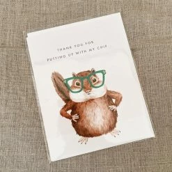 Dear Hancock Paper Goods Putting Up With My Chip Card