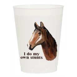 Sip Hip Hooray I Do My Own Stunts Reusable Cups