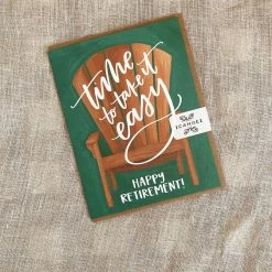 1canoe2 | One Canoe Two Paper Co. Paper Goods Retirement Chair Card