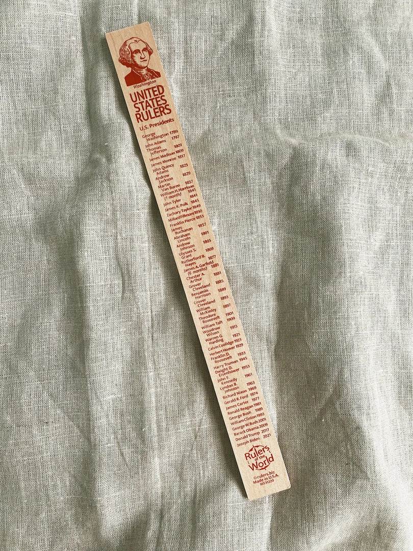 Channel Craft U.S. Presidents Ruler Paper Goods