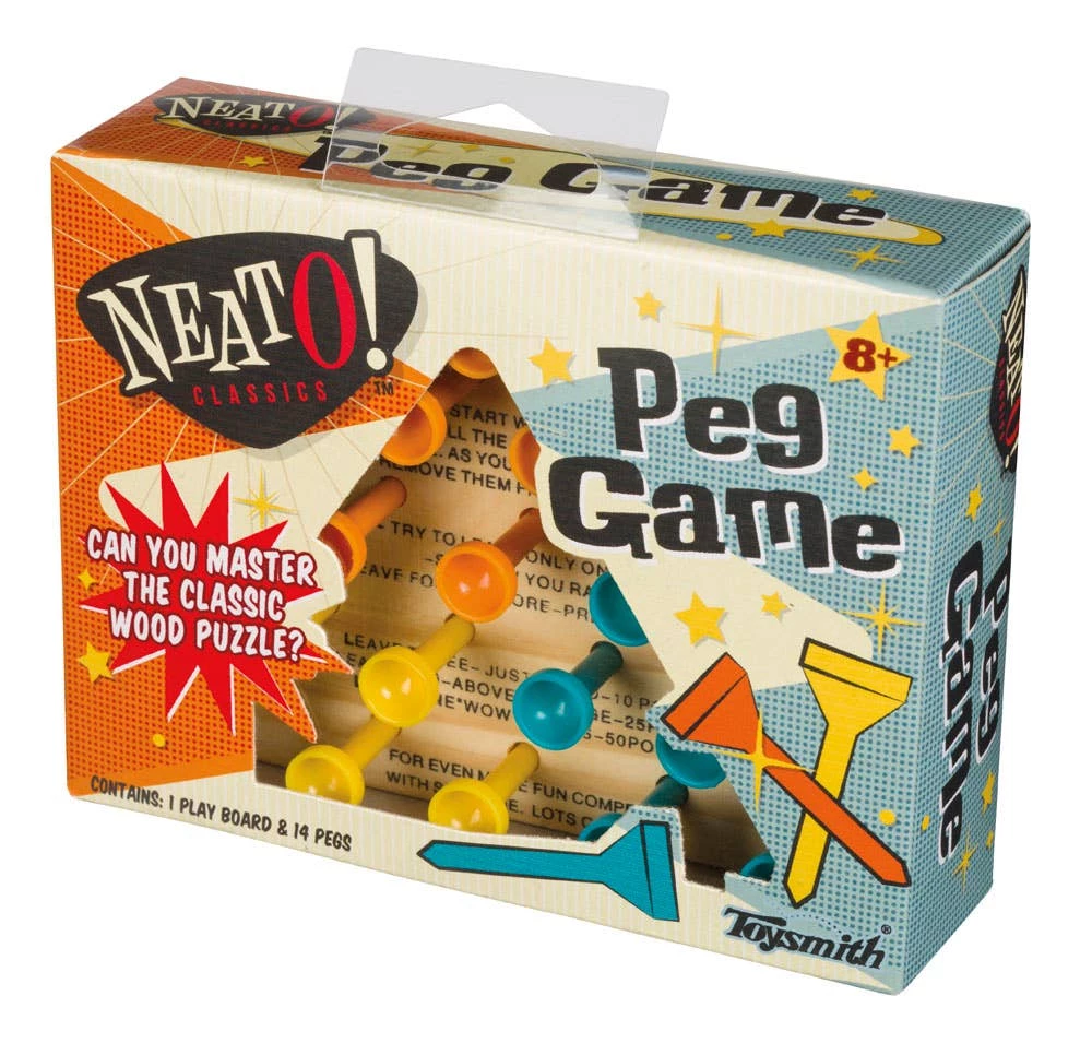 Toysmith Classic Wooden Peg Game