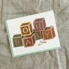 Slightly Stationery Gifts For Baby Baby Blocks Card