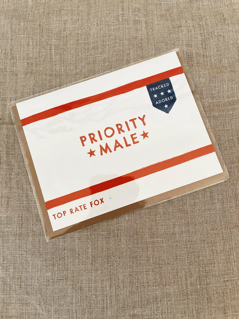 Dear Hancock Priority Male Card Paper Goods