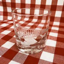 College Town Toiles Fayetteville Pennant Rocks Glass