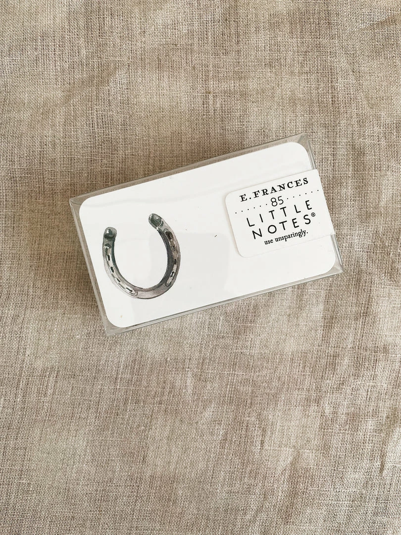 E Frances Paper Lucky Horseshoe Little Notes