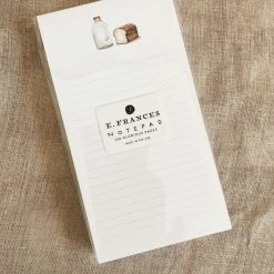 E Frances Paper Milk & Bread Notepad