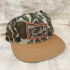 Burlebo: Full Camo Mesh W/ Patch Logo Hat