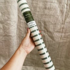 My Mind’s Eye Kitchenware Botanical Green Ticking Table Runner