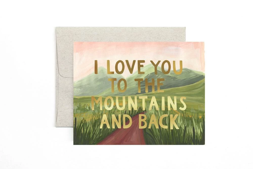 1canoe2 | One Canoe Two Paper Co. Paper Goods Mountains And Back Card