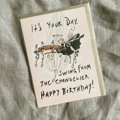 Karen Adams Designs Chandelier Greeting Card Paper Goods