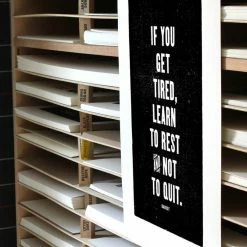 Old Try: Learn To Rest Print - 13x20