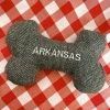 Hither Rabbit Arkansas Gray Tweed Dog Toy - Large Fayetteville, Arkansas