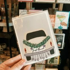 Slightly Stationery Wedding Gifts Getaway Car Card
