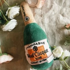 Haute Diggity Dog Woof Clicquot Rose' Champagne Bottle - Large 2022 Graduation