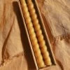 CREATIVE COOP Twisted Taper Candles - Honey Decor