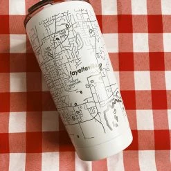 Well Told Fayetteville, AR Map Insulated Tumbler
