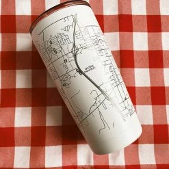 Well Told Fayetteville, AR Map Insulated Tumbler