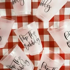 Sip Hip Hooray Pop The Bubbly Reusable Cups