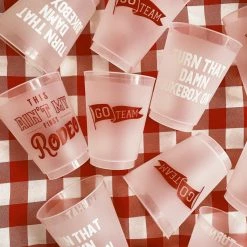 Sip Hip Hooray Go Team Pennant Reusable Cups (City Supply Exclusive) Hostess Gifts