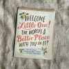 Em & Friends World's A Better Place Baby Card Gifts For Baby