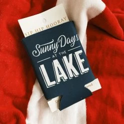 Sip Hip Hooray Sunny Days At The Lake Drink Sleeve