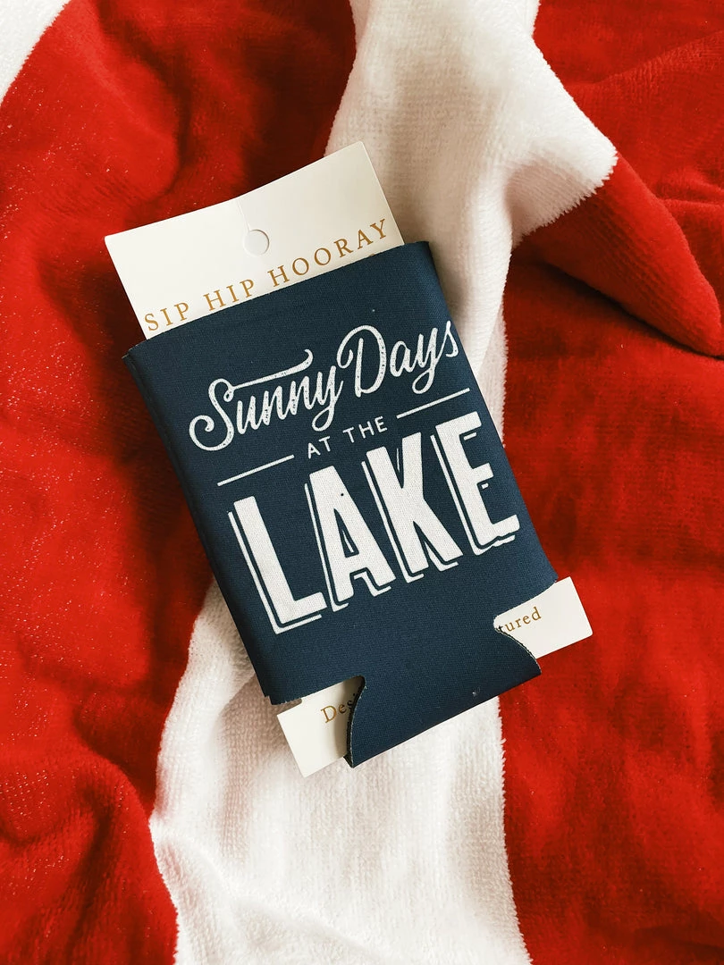 Sip Hip Hooray Sunny Days At The Lake Drink Sleeve
